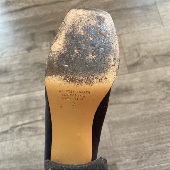 Vintage Black Platform Sock Boots - Picture 5 of 6